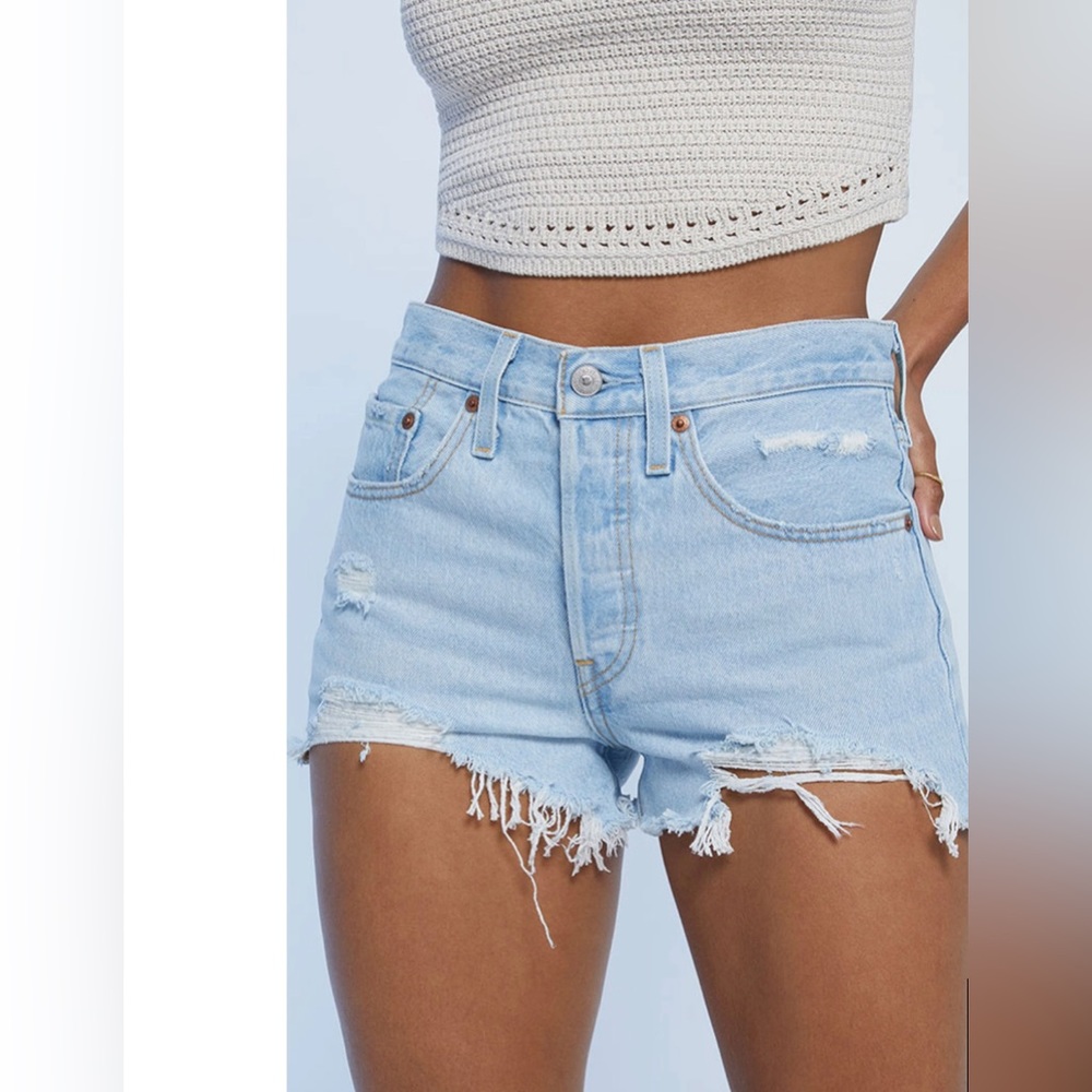 Levi 501® HIGH RISE WOMEN'S SHORTS free people